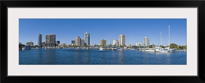 Skyline at the waterfront, St. Petersburg, Pinellas County, Florida