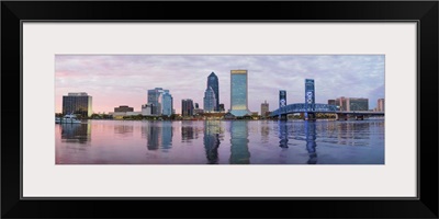 Skyscrapers at the waterfront, Main Street Bridge, Jacksonville, Florida