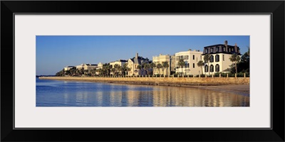 South Carolina, Charleston, View of buildings on a waterfront