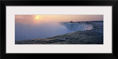 Sunrise Horseshoe Falls Niagara Falls NY