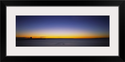 Sunrise over a lake, Lake Huron, Straits of Mackinac, Mackinaw City, Michigan