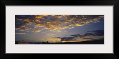 Sunrise over a landscape, Grand Teton National Park, Wyoming