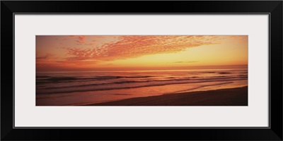 Sunrise over Atlantic Ocean, Daytona Beach Shore, Fla