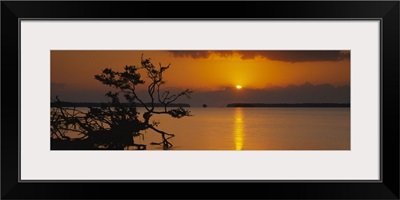 Sunrise over bay, Florida Bay, Everglades National Park, Florida