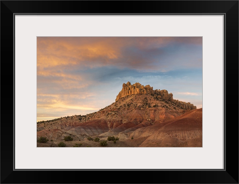 Sunrise over the Circle Cliffs near Long Canyon Overlook, Grand Staircase-Escalante National Monument, Utah, USA.