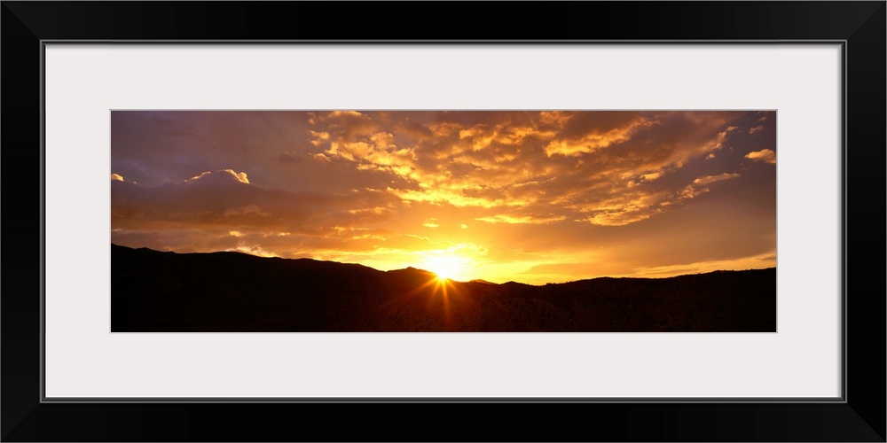 Sunrise Santa Rosa Mts Anza Borrego Desert State Park CA