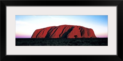 Sunset Ayers Rock Uluru Park Australia