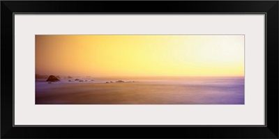 Sunset Coastline Mendocino County CA
