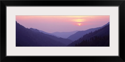 Sunset Great Smoky Mountains National Park TN