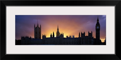 Sunset Houses of Parliament & Big Ben London England