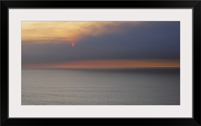 Sunset over the ocean, Montara, San Mateo County, California