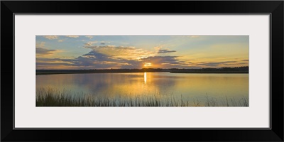 Sunset over the waterway, Amelia Island, Florida