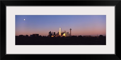 Sunset Skyline Dallas TX USA