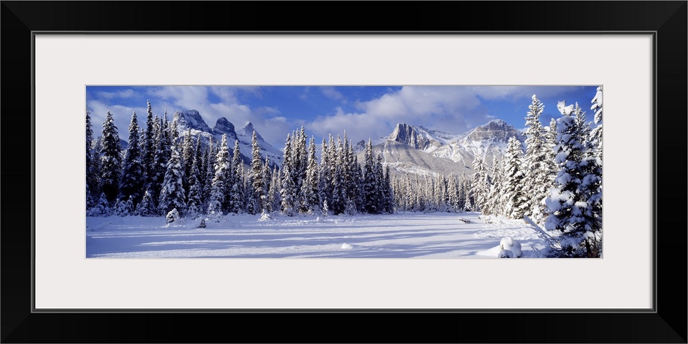 Three Sisters Bow Valley Kananaskis Country Alberta Canada