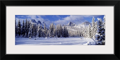 Three Sisters Bow Valley Kananaskis Country Alberta Canada