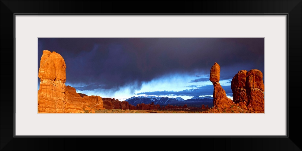 Thunderstorm Arches National Park and Balanced Rock UT