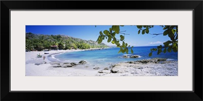 Tourist on the beach, Montezuma, Costa Rica