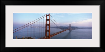 Traffic on a bridge, Golden Gate Bridge, San Francisco, California