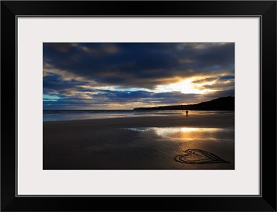 Tramore Beach at Sunset, County Waterford, Ireland