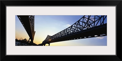 Twin Bridges Mississippi River New Orleans LA