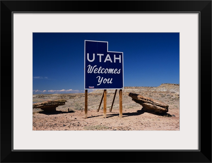 Utah Welcomes You State Sign