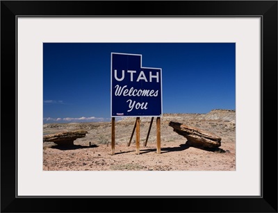 Utah Welcomes You State Sign