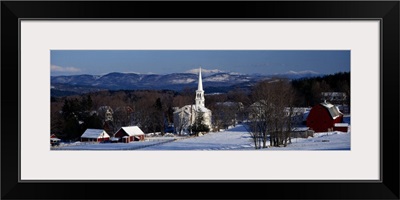 Vermont, Peacham, winter