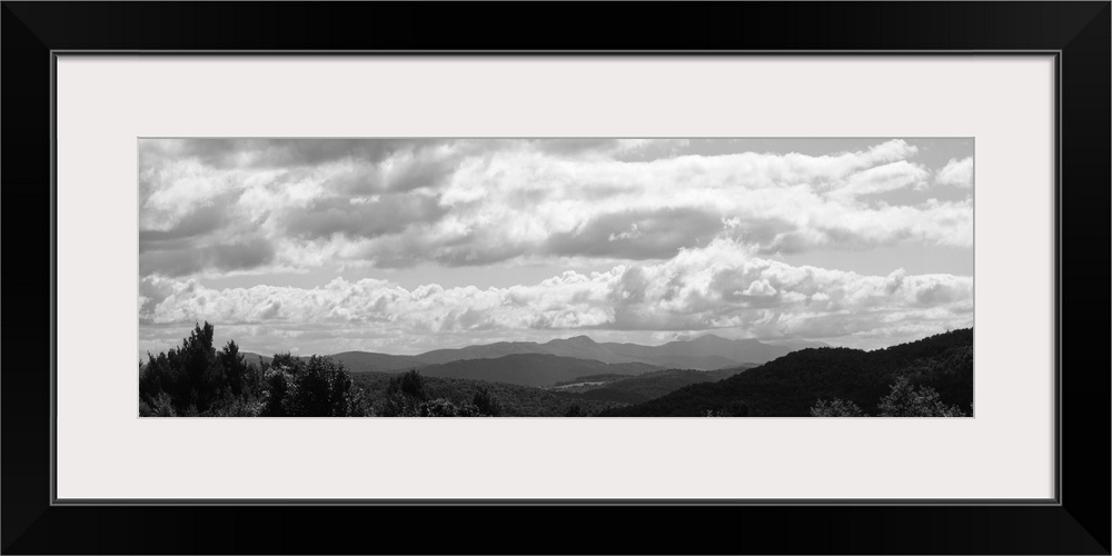 Vermont, Stowe, Green Mountains, View of mountain range