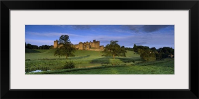 View of a castle, Alnwick Castle, Northumberland, England