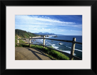 View of coastline from trail, Ecola State Park, Oregon, united states,