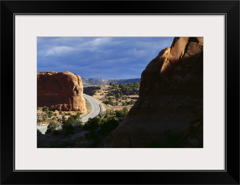 View Of Highway 191 From Wilson Arch