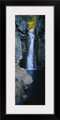 Waterfall in a forest, Moultonborough, Carroll County, New Hampshire