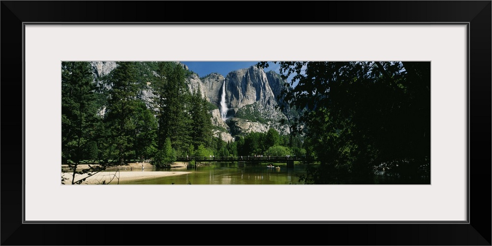 Waterfall in a national park, Upper Yosemite Falls, Merced River, Yosemite National Park, California