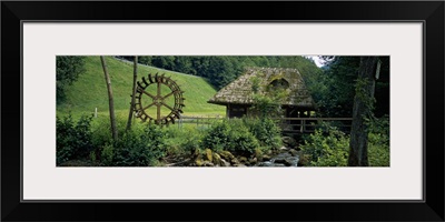 Watermill at a river, Black Forest, Glottertal, Germany