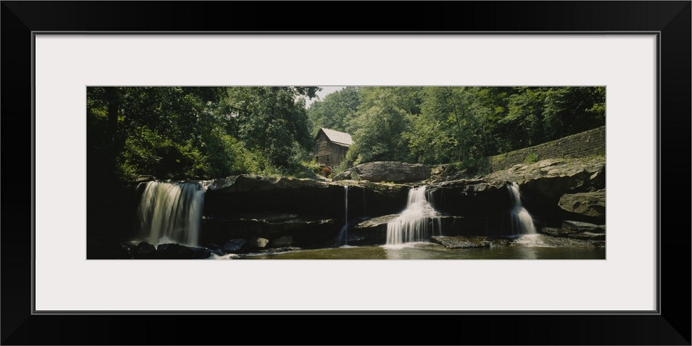 Watermill in a forest, Babcock State Park, West Virginia