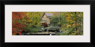 Watermill in a forest, Glade Creek Grist Mill, Babcock State Park, West Virginia