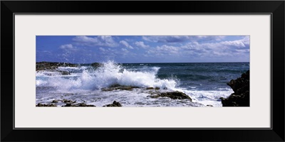 Waves on the coast, Cozumel, Mexico