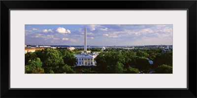 White House and Washington Monument Washington DC
