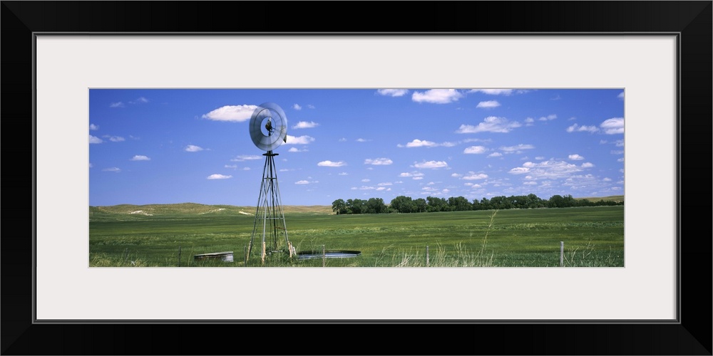 Windmill in a field, Nebraska