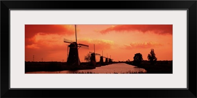 Windmills Holland Netherlands