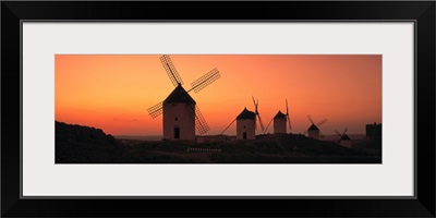 Windmills La Mancha Spain