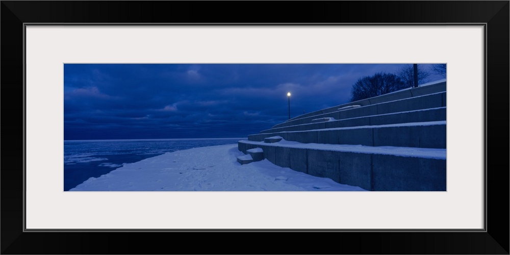 Winter Lake Michigan Chicago IL