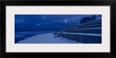 Winter Lake Michigan Chicago IL