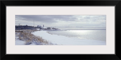 Winter Nobska Lighthouse Woods Hole MA