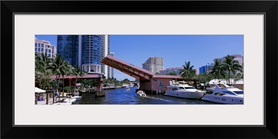 Yachts in a river New River Fort Lauderdale Broward County Florida