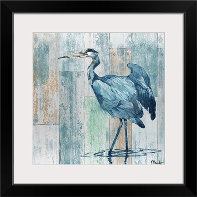 Arianna Blue Heron - Wood