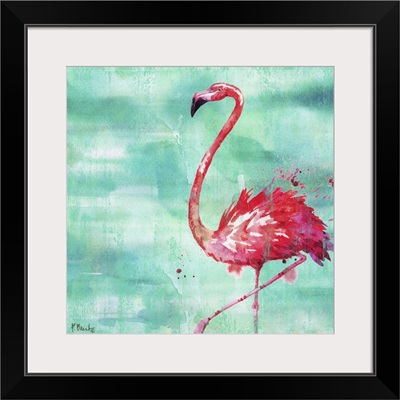Arianna Flamingo II - Turquoise