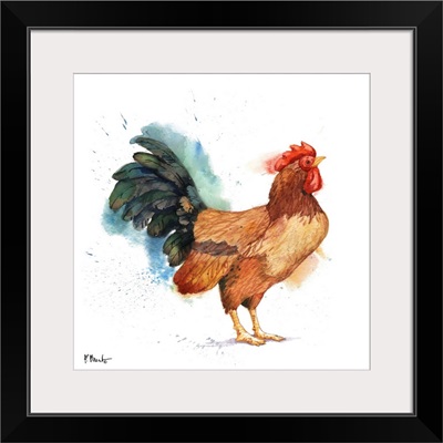 Arianna Rooster III - White