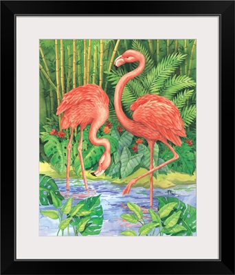 Bamboo Flamingo