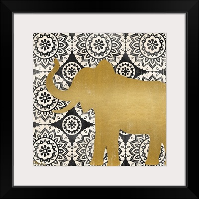 Boho Elephant II - Black